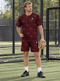 Baseball & Softball Crimson Blaze Diamond Stitch Men's Sports Jersey, front view