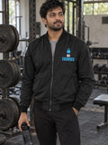 No Excuses bomber jacket in black – front