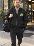 Train Insane bomber jacket in black – front