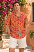 Blaze Mosaic button-up shirt worn out