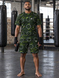 Combat Sports Volt Night Cage Mesh Men's Athletic Shorts with Pockets, front view