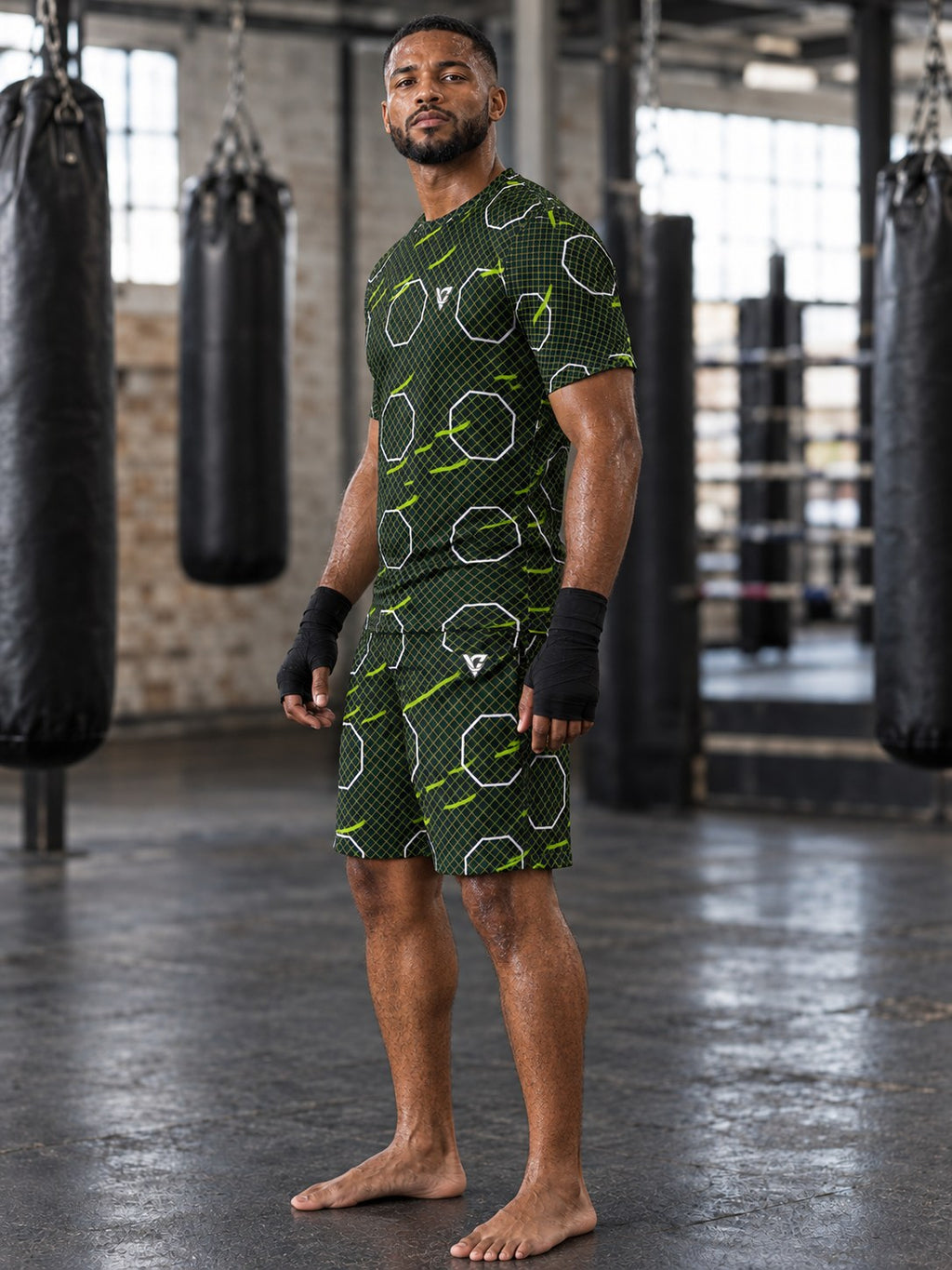 Combat Sports Volt Night Cage Mesh Men's Sports Jersey, side view