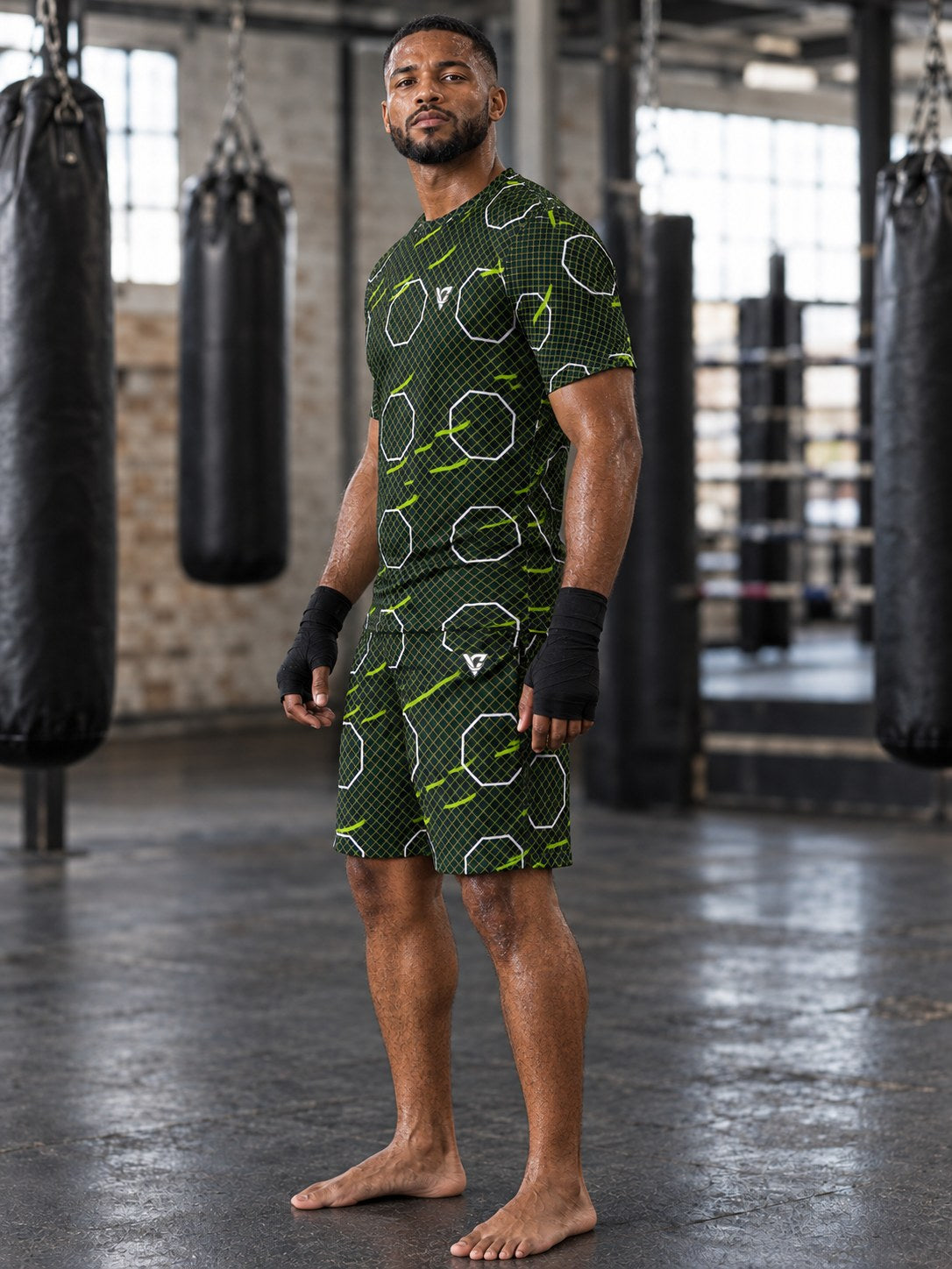 Combat Sports Volt Night Cage Mesh Men's Sports Jersey, side view