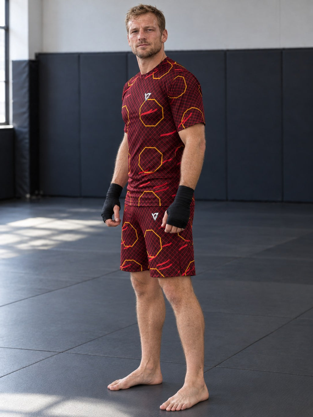 Combat Sports Crimson Blaze Cage Mesh Men's Sports Jersey, side view