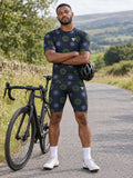 Cycling Volt Night Chainring Men's Athletic Shorts with Pockets, front view