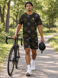 Cycling Gold Rush Chainring Men's Sports Jersey, front view