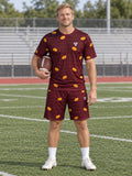 Football Crimson Blaze Gridiron Men's Sports Jersey, front view