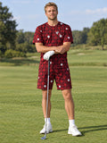 Golf Crimson Blaze Dimple Links Men's Sports Jersey, front view