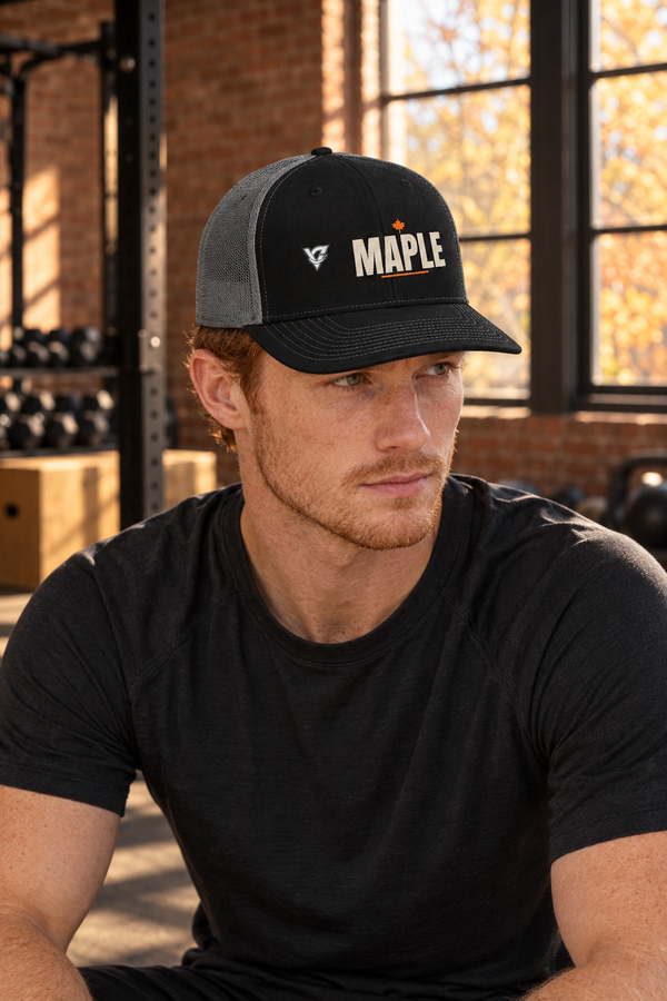Maple Trucker Cap — Vantacore Snapback Hat