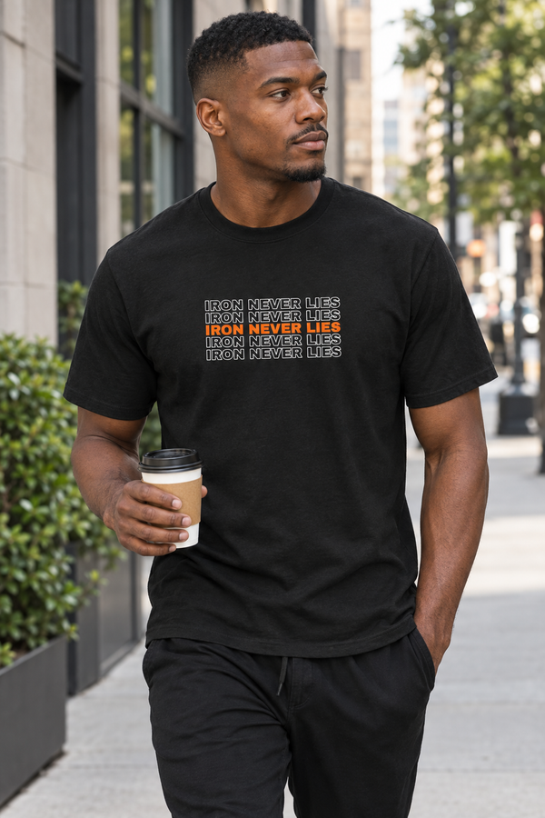 Iron Never Lies Men's Graphic Gym T-Shirt