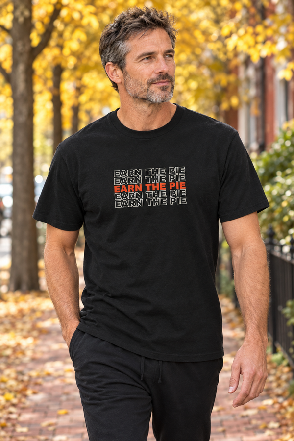 Earn The Pie Men's Graphic Gym T-Shirt