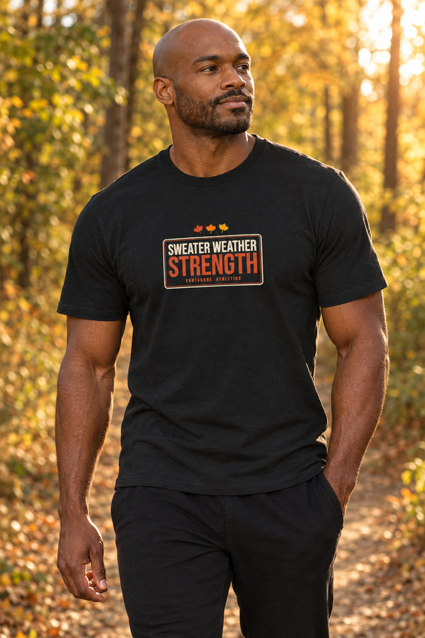 Sweater Weather Strength Men's Graphic Gym T-Shirt
