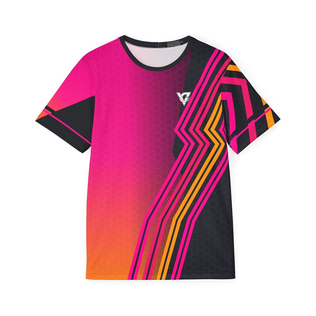Neon Magenta Inferno Multipurpose Athletic Shirt – front