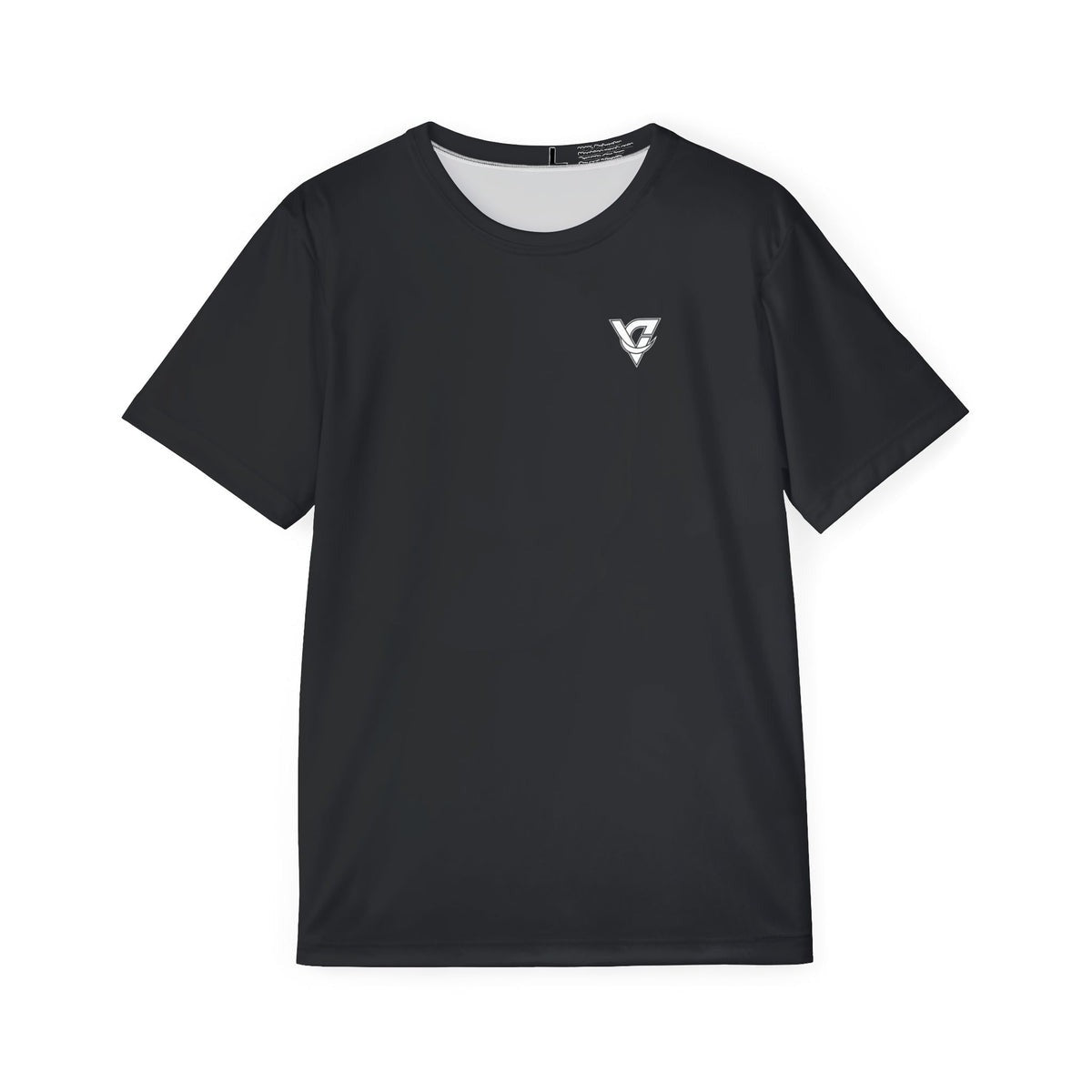 Stealth Black Essential Multipurpose Athletic Shirt – front