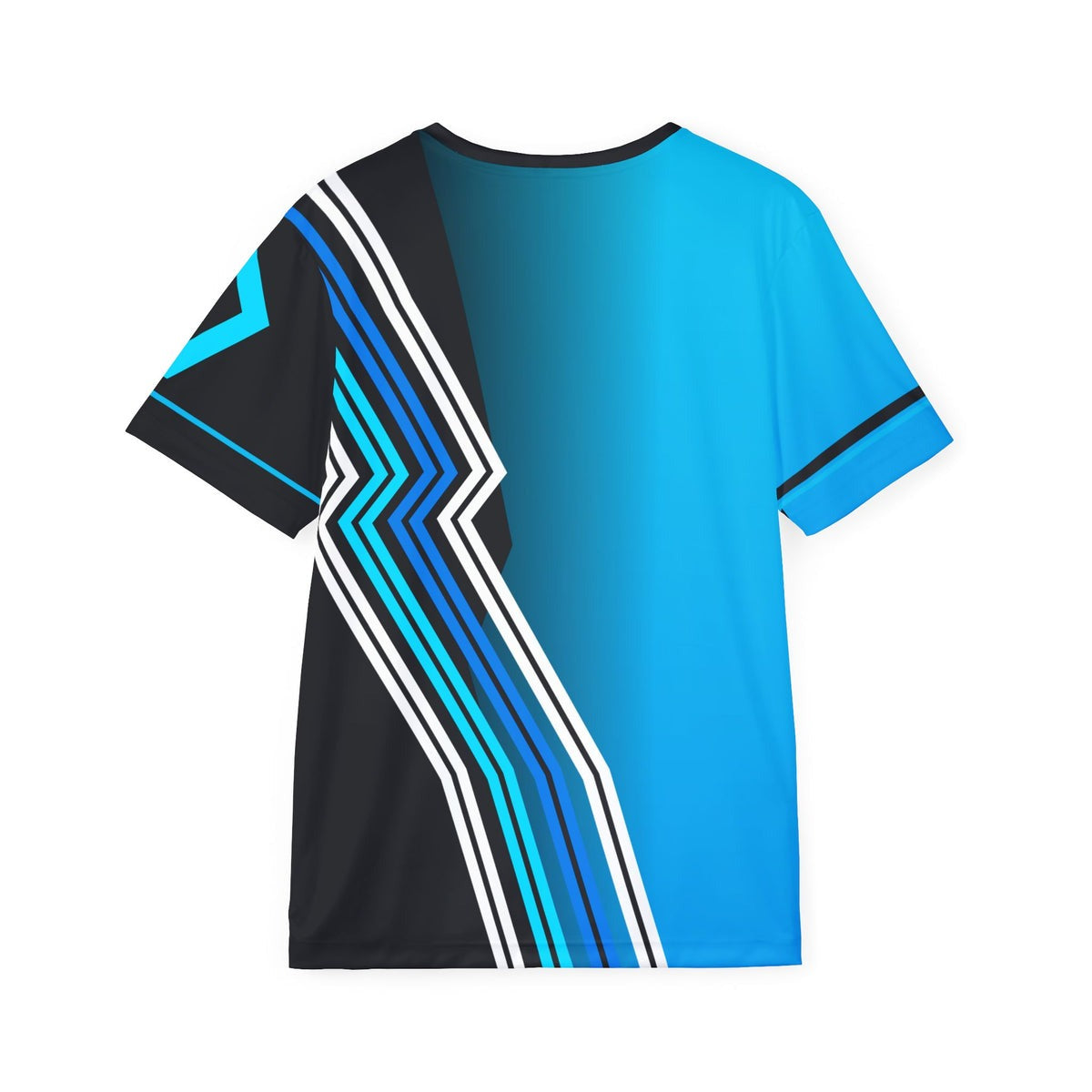 Electric Cyan Velocity Multipurpose Athletic Shirt – back