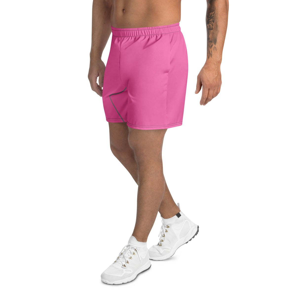 Electric Pink Essential Athletic Multipurpose Shorts – side