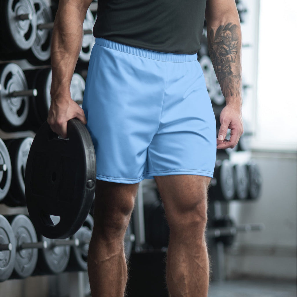 Sky Blue Essential Athletic Multipurpose Shorts – front