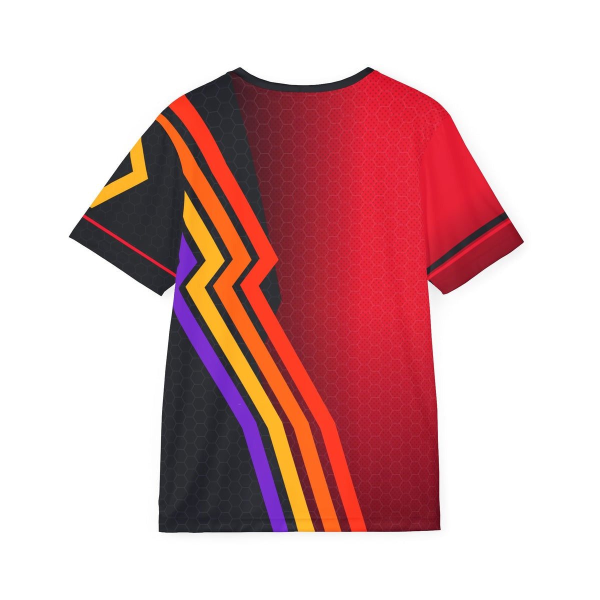 Crimson Ember Multipurpose Athletic Shirt – back