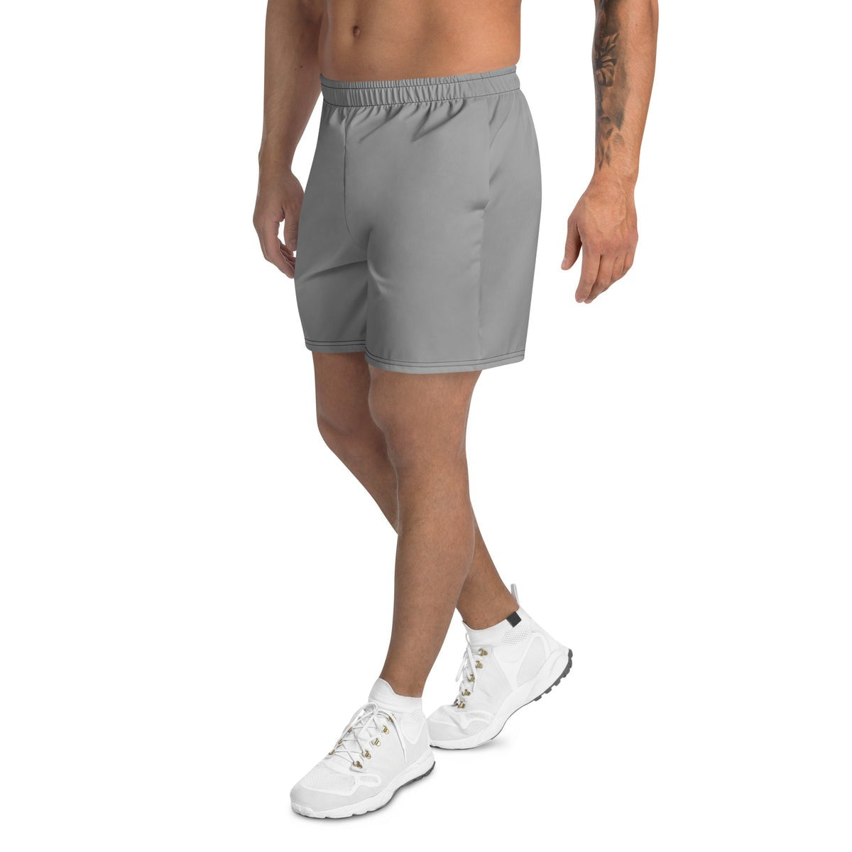 Stone Grey Essential Athletic Multipurpose Shorts – side