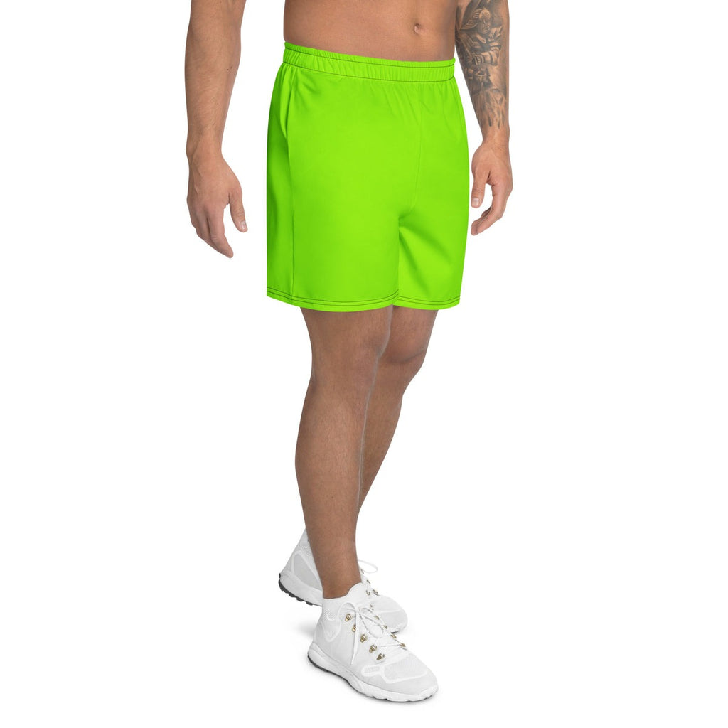Volt Green Essential Athletic Multipurpose Shorts – front