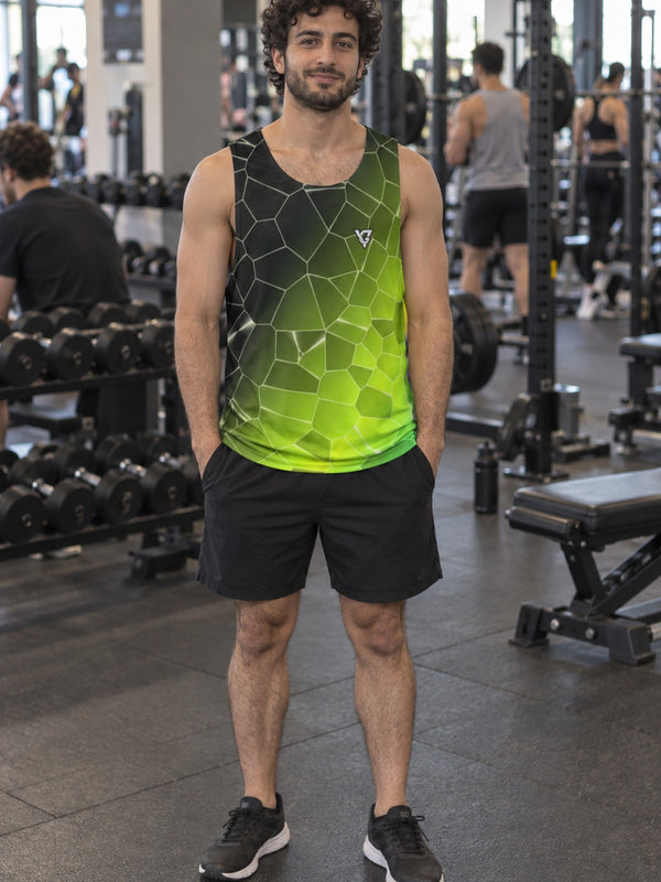 Volt Shatter Men's Athletic Tank