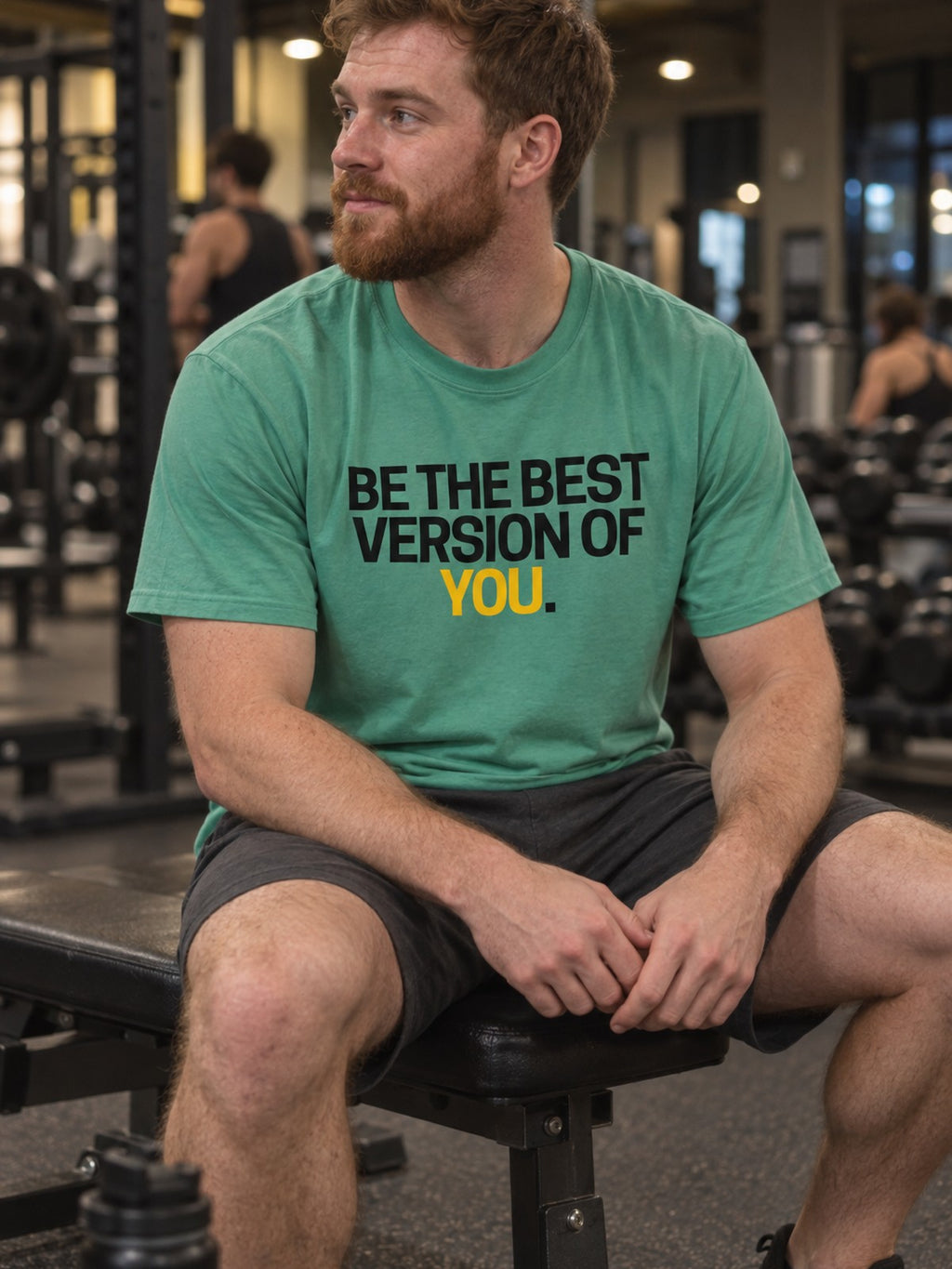 Be The Best Version Of You – Island Green – front view, gym