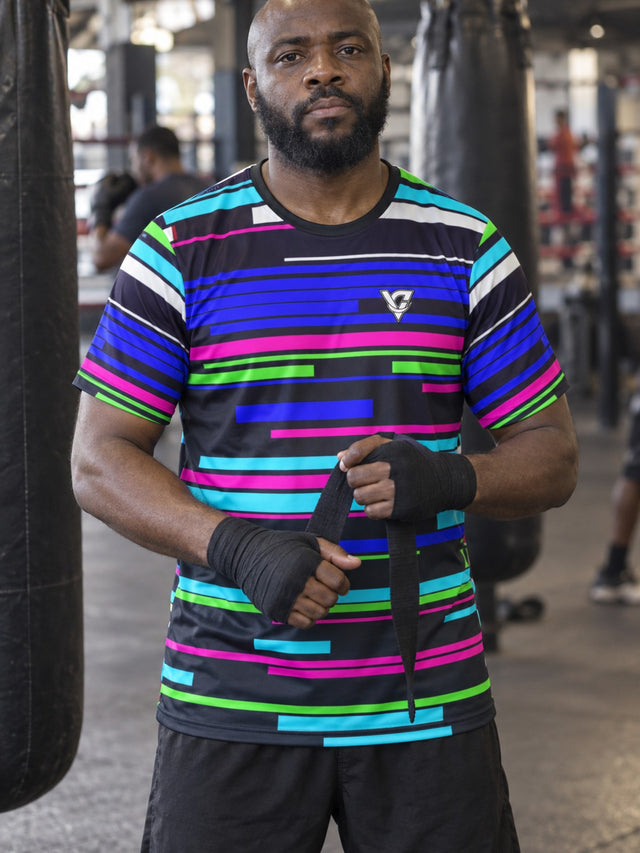 Glitch Signal Multipurpose Athletic Shirt