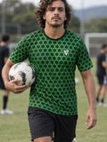 Man training in the Venom Hex men's sports jersey with the Vantacore V emblem on the left chest – front view