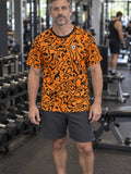 Man training in the Bengal Strike men's sports jersey with the Vantacore V emblem on the left chest – front view