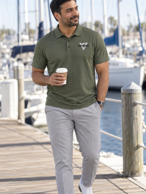 Workwear Pro Polo — Classic Logo Embroidered Performance Polo