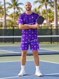 Pickleball Ultra Violet Dink Dot Men's Sports Jersey, front view