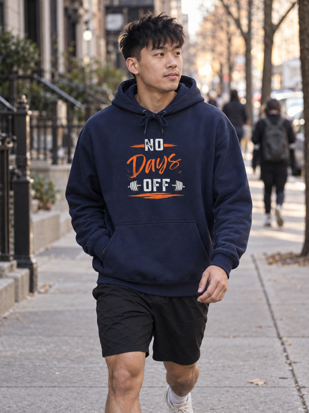 Man wearing the Vantacore No Day Off