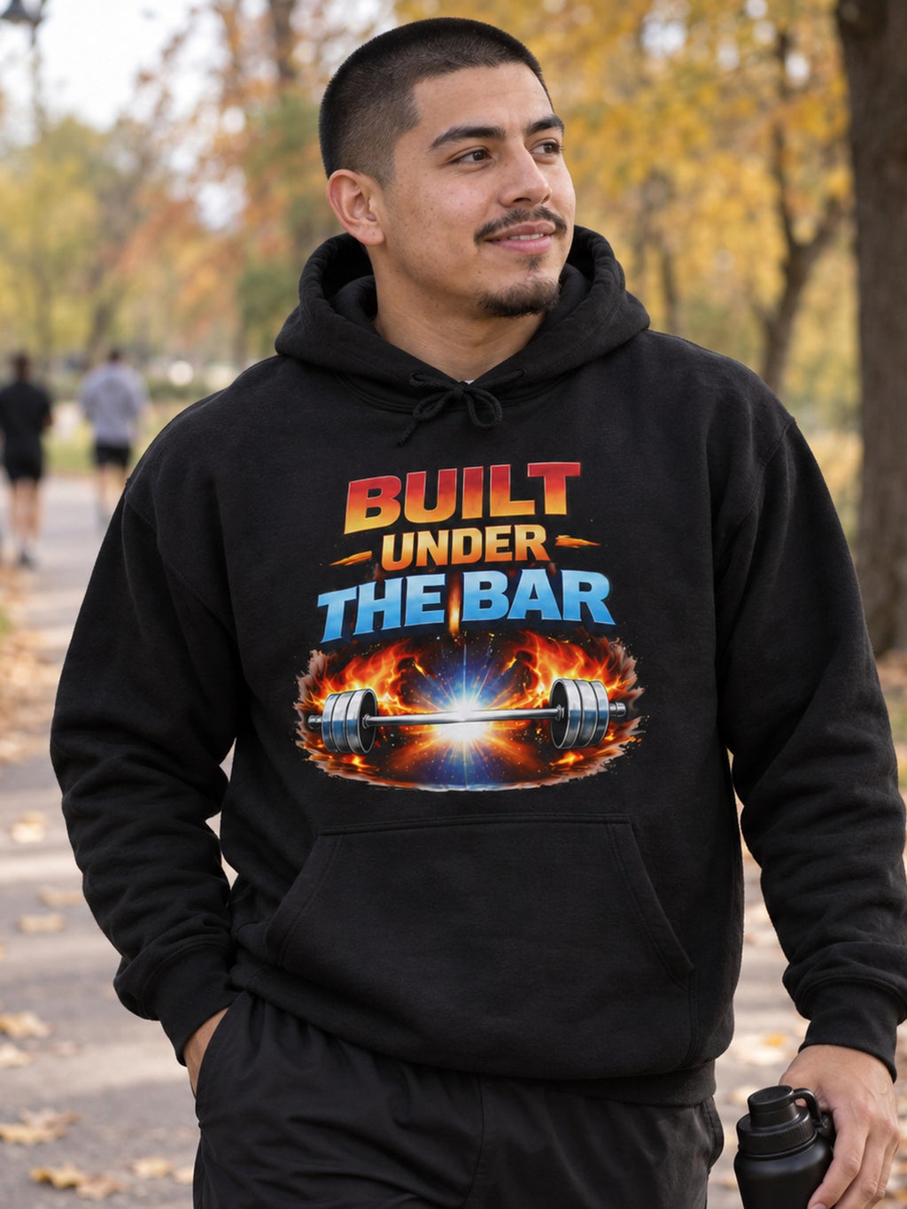 Man wearing the Vantacore Built Under the Bar