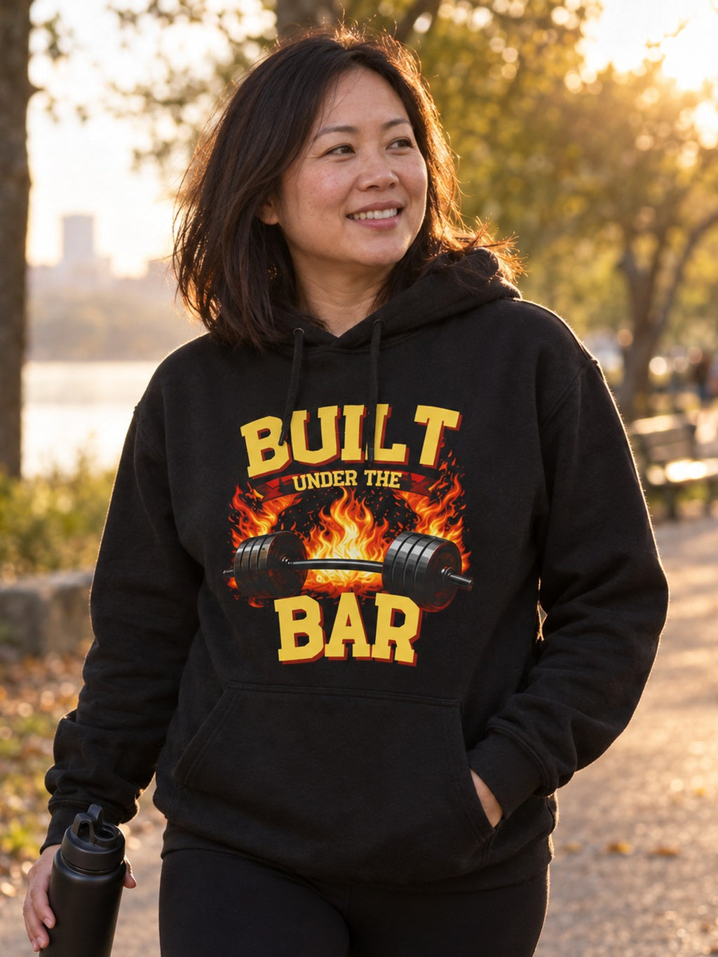 Woman wearing the Vantacore Built Under the Bar