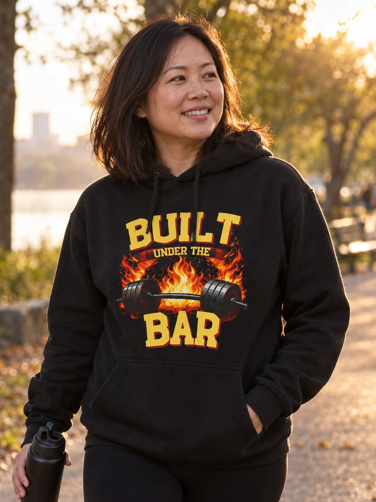 Woman wearing the Vantacore Built Under the Bar