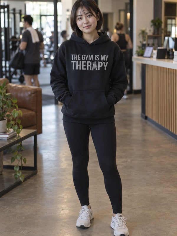 Gym Is My Therapy Hoodie — Vantacore Athletic Pullover