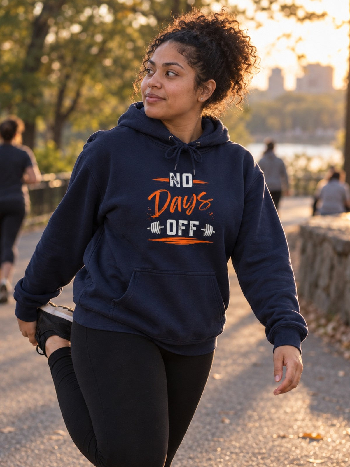 Woman wearing the Vantacore No Days Off
