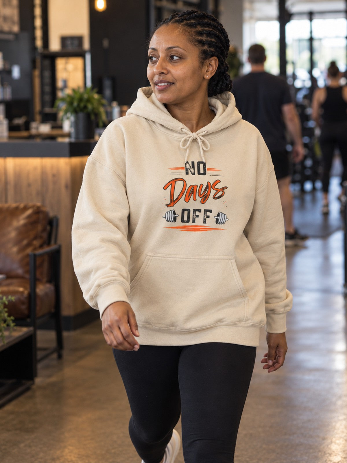 Woman wearing the Vantacore No Days Off