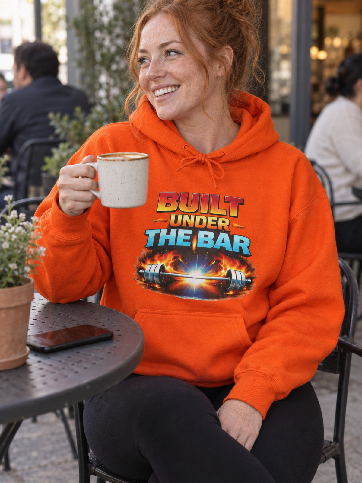 Woman wearing the Vantacore Built Under the Bar