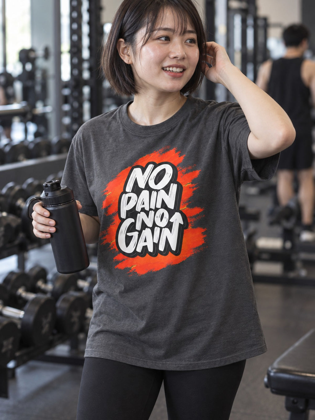 Woman wearing the Vantacore No Pain No Gain