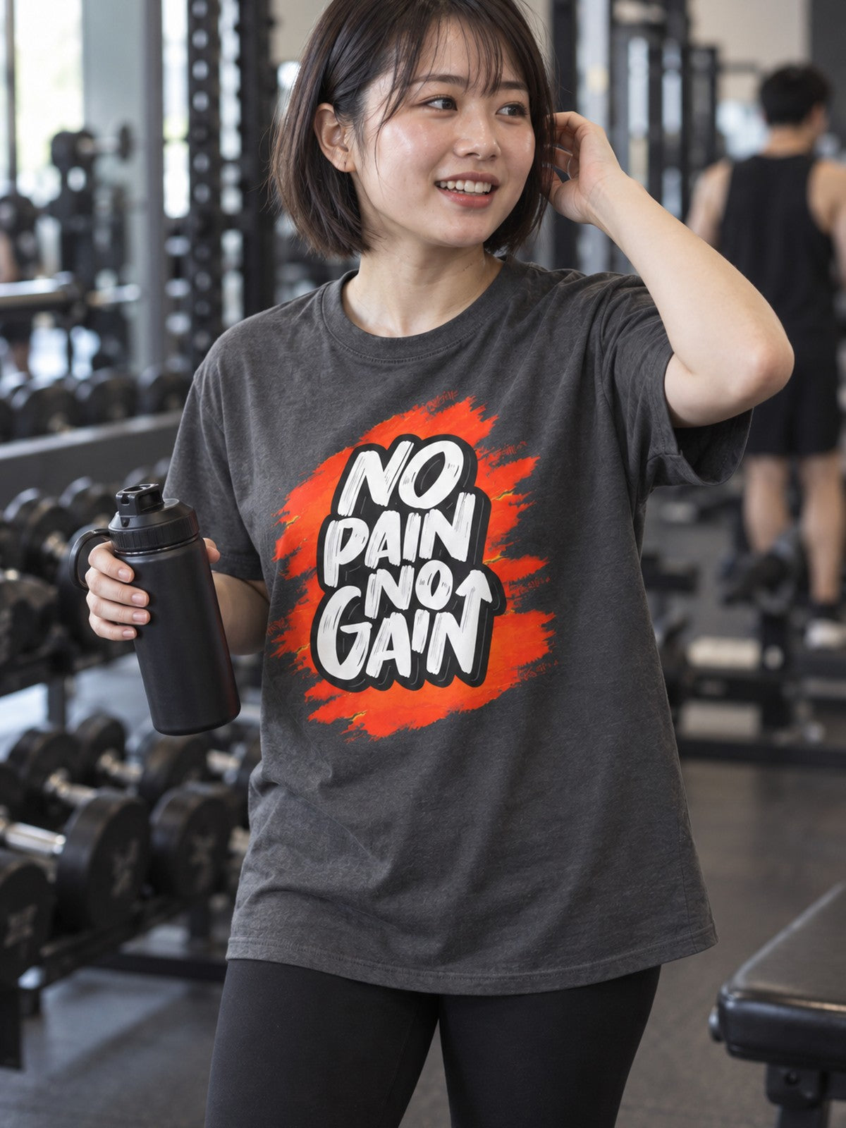 Woman wearing the Vantacore No Pain No Gain