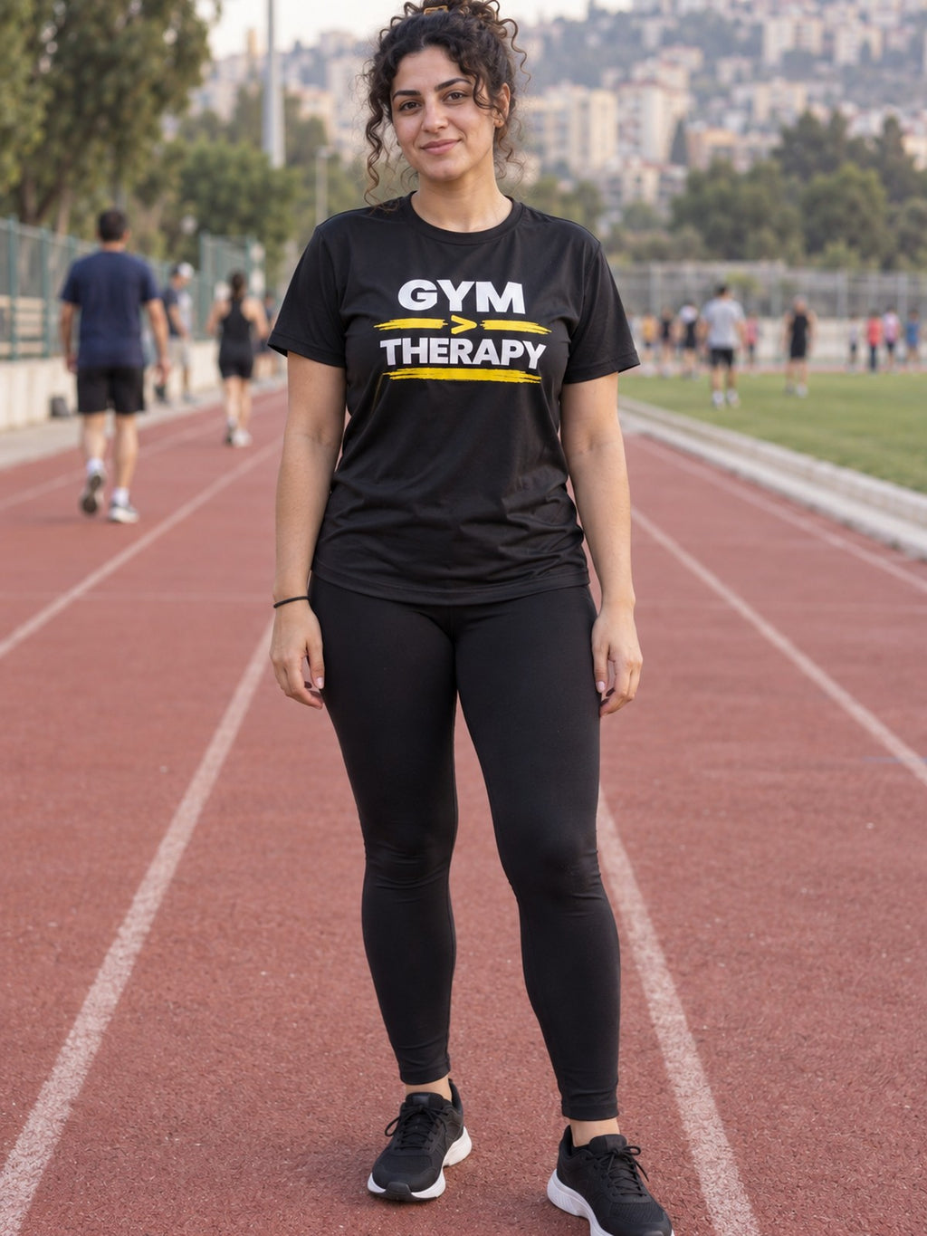 Woman wearing the Vantacore Gym Therapy