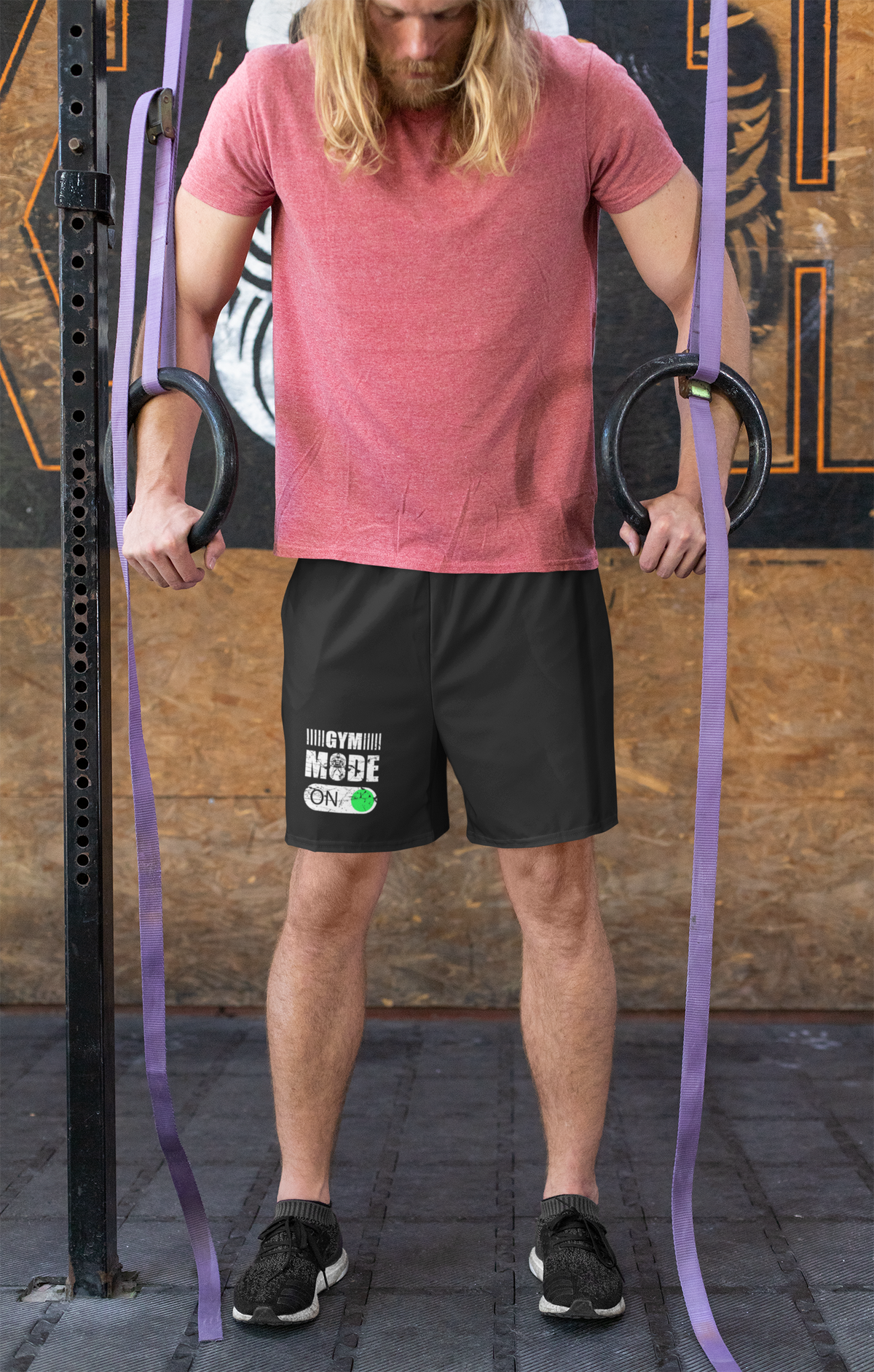 Gym Mode Men's Fleece Shorts by Vantacore Athletics, view 3