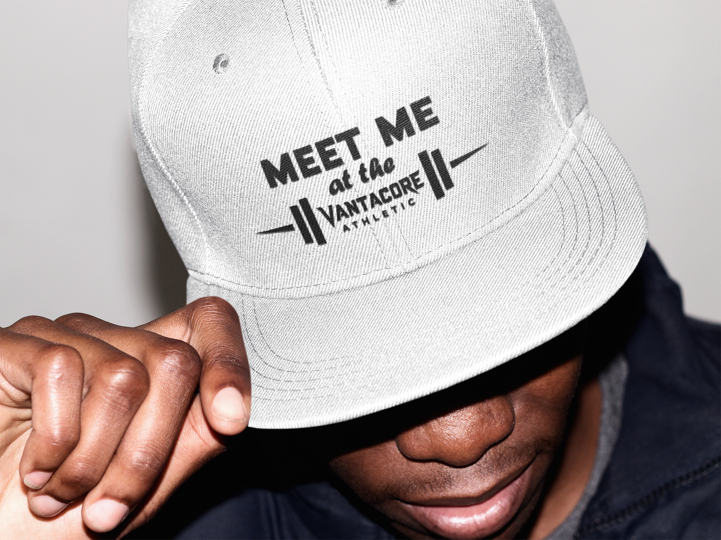 Meet Me at the Gym Embroidered Low Profile Baseball Cap | Adjustable Cotton Dad Hat for Men & Women