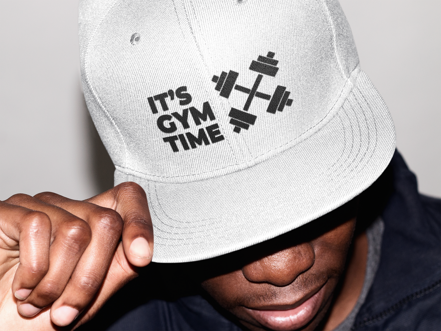 It's Gym Time Embroidered Low Profile Baseball Cap | Adjustable Cotton Dad Hat for Men & Women