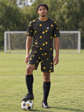 Soccer Gold Rush Hex Pitch Men's Sports Jersey, front view