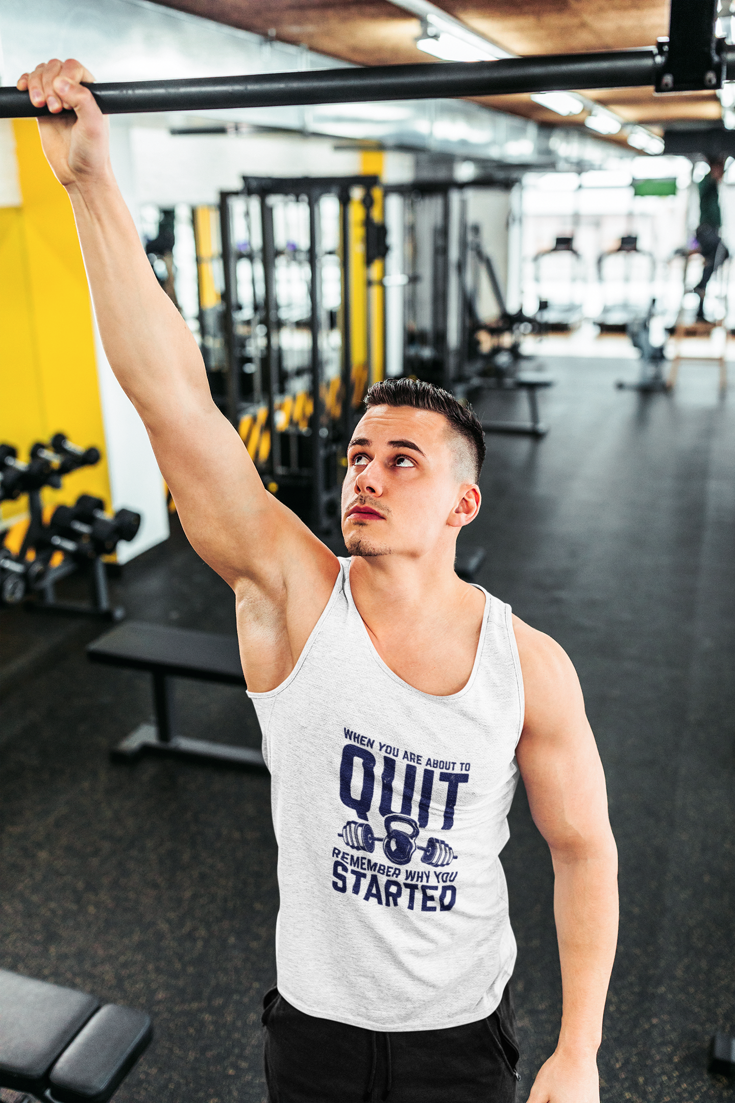 Remember Why You Started Tank Top – Motivational Gym Tank | Unisex Workout Sleeveless Shirt