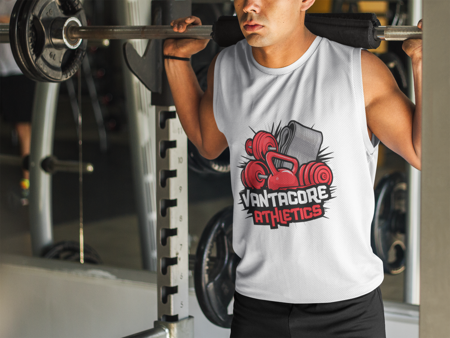 Vantacore Athletics Men's Muscle Tank | Gym Workout Sleeveless Tank Top | Fitness Training Tank