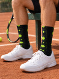 Tennis Volt Night Baseline Seam Athletic Crew Socks, lifestyle photo