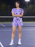 Tennis Lavender Mist Baseline Seam Women's Sports Jersey, front view